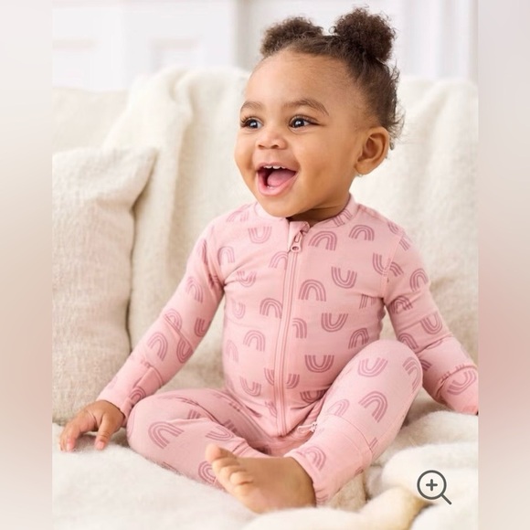 Hanna Andersson Baby 2-Way Zip Sleeper in HannaSoft - Picture 6 of 8